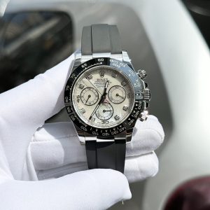 Rolex Daytona 116518LN Mặt Xà Cừ Cọc Số Moissanite Chế Tác 40mm (1)