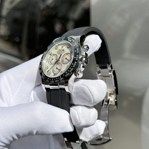 Rolex Daytona 116518LN Mặt Xà Cừ Cọc Số Moissanite Chế Tác 40mm (1)