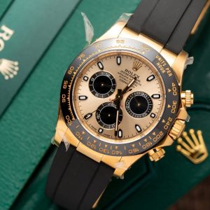 Rolex Daytona 116518LN Replica 11 Nhà Máy Clean Vàng Champagne 40mm (6)
