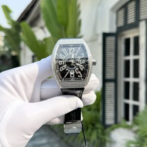 Đồng Hồ Franck Muller V45 SC DT Replica 11 Màu Đen Nhà Máy ABF 45mm (1)