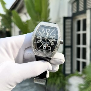 Đồng Hồ Franck Muller V45 SC DT Replica 11 Màu Đen Nhà Máy ABF 45mm (1)