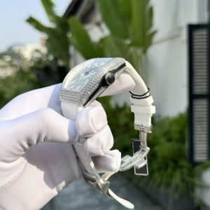 Đồng Hồ Franck Muller Vanguard V45 Đính Đá Màu Trắng ABF Factory 45mm (1)