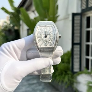 Đồng Hồ Franck Muller Vanguard V45 Đính Đá Màu Trắng ABF Factory 45mm (1)