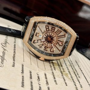 Đồng Hồ Franck Muller Vanguard Yachting V45 SC DT Màu Đen Nhà Máy ABF 45mm (1)