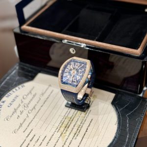 Đồng Hồ Franck Muller Vanguard Yachting V45 SC DT Màu Xanh Dương ABF 45mm (1)