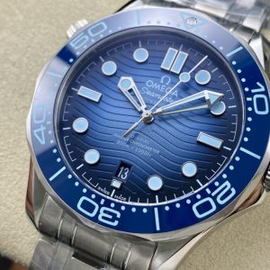 Đồng Hồ Omega Seamaster Replica 11 Bản Kỉ Niệm 75 Năm Summer Blue 41mm (2)