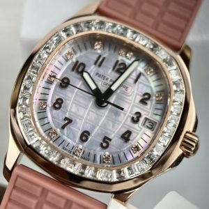 Đồng Hồ Patek Philippe Aquanaut 5072R Bọc Vàng Đính Moissanite 35 (12)
