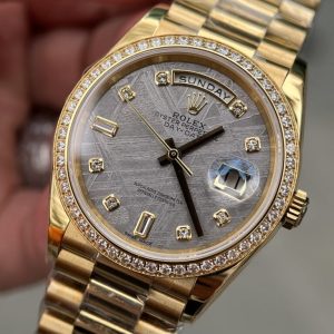 Đồng Hồ Rolex Replica 11 Mặt Thiên Thạch Nhà Máy RA Day-Date 36mm (5)