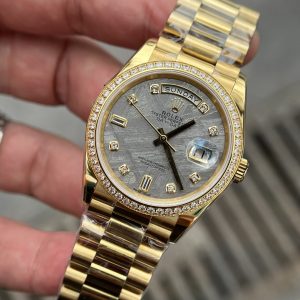 Đồng Hồ Rolex Replica 11 Mặt Thiên Thạch Nhà Máy RA Day-Date 36mm (5)