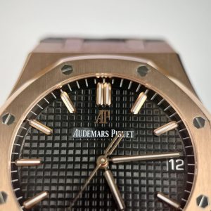 Đồng Hồ Audemars Piguet Chế Tác Bọc Vàng Hồng Royal Oak 15500OR Replica 11 41mm (9)