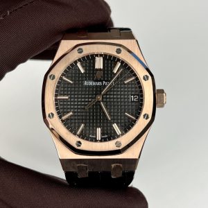 Đồng Hồ Audemars Piguet Chế Tác Bọc Vàng Hồng Royal Oak 15500OR Replica 11 41mm (9)