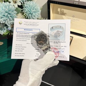 Đồng Hồ Audemars Piguet Royal Oak 15412BC Đính Moissanite 41mm (2)