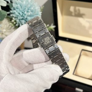 Đồng Hồ Audemars Piguet Royal Oak 15412BC Đính Moissanite 41mm (2)
