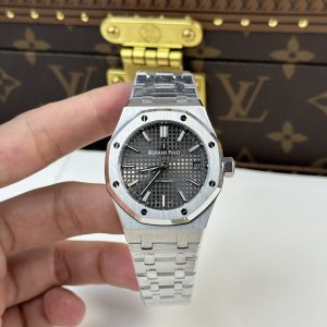 Đồng Hồ Audemars Piguet Royal Oak 15450ST Chế Tác Nhà Máy APS Mặt Xám 37mm (10)
