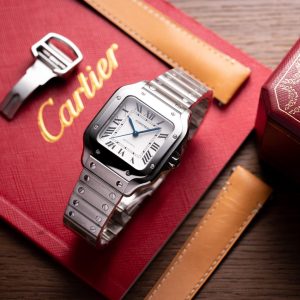 Đồng Hồ Cartier Santos WSSA0029 Nữ Chế Tác 11 Nhà Máy BV Factory 35mm (1)