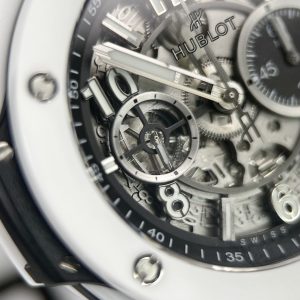 Đồng Hồ Hublot Replica Big Bang Unico Gốm Trắng Nhà May BBF 42mm (2)