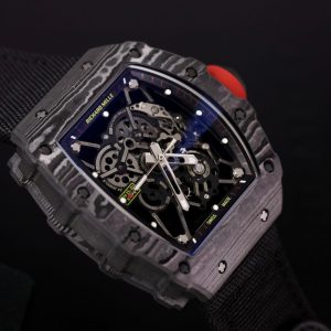 Đồng Hồ Richard Mille Replica Cao Cấp RM35-01 Full Carbon Siêu Nhẹ Dây Dù 44mm (1)