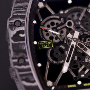 Đồng Hồ Richard Mille Replica Cao Cấp RM35-01 Full Carbon Siêu Nhẹ Dây Dù 44mm (1)