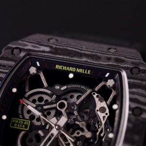 Đồng Hồ Richard Mille Replica Cao Cấp RM35-01 Full Carbon Siêu Nhẹ Dây Dù 44mm (1)