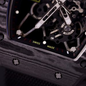 Đồng Hồ Richard Mille Replica Cao Cấp RM35-01 Full Carbon Siêu Nhẹ Dây Dù 44mm (1)