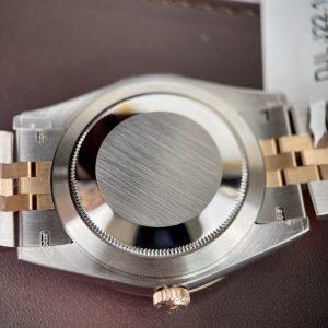 Đồng Hồ Rolex DateJust Nữ Bọc Vàng Thật Mặt Số Màu Nâu Nhà Máy GM 31mm (8)