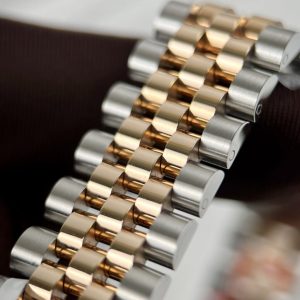 Đồng Hồ Rolex DateJust Nữ Bọc Vàng Thật Mặt Số Màu Nâu Nhà Máy GM 31mm (8)