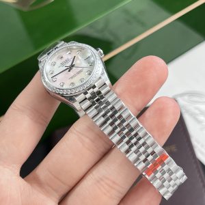 Đồng hồ Rolex chế tác mặt xà cừ DateJust MOP nữ EW Factory 31mm (1)