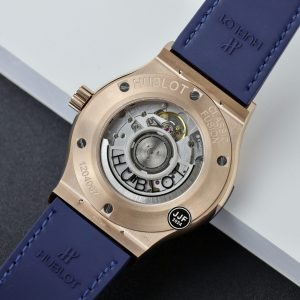 Đồng Hồ Hublot Classic Fusion King Gold Màu Xanh Blue Nhà Máy JJF 2024 38mm (2)