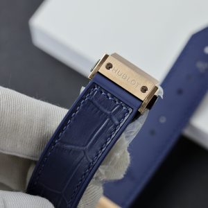 Đồng Hồ Hublot Classic Fusion King Gold Màu Xanh Blue Nhà Máy JJF 2024 38mm (2)