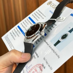 Đồng Hồ Hublot Orlinski Titanium Chế Tác Full Kim Cương Moissanite Hong Kong 40mm (1)