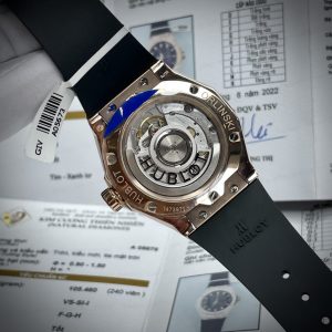 Đồng Hồ Hublot Replica Orlinski King Gold Đính Kim Cương Tự Nhiên 40mm (1)