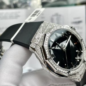 Đồng Hồ Hublot Replica Orlinski Titanium Đính Kim Cương Thiên Nhiên 40mm (1)