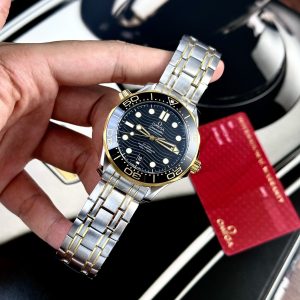 Đồng Hồ Omega Seamaster Diver 300M Demi Vàng Nhà Máy VS 42mm (1)