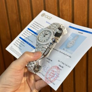 Đồng Hồ Patek Philippe Nautilus 5719 Độ Full Kim Cương Moissanite 40mm (1)