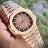 Đồng Hồ Patek Philippe Replica 11 Nhà Máy 3K Nautilus 5711 Mặt Nâu 40mm