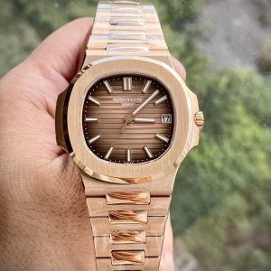 Đồng Hồ Patek Philippe Replica 11 Nhà Máy 3K Nautilus 5711 Mặt Nâu 40mm