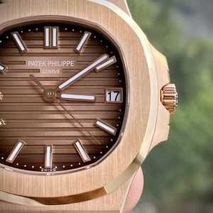 Đồng Hồ Patek Philippe Replica 11 Nhà Máy 3K Nautilus 5711 Mặt Nâu 40mm