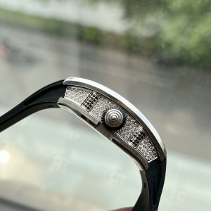 Đồng Hồ Richard Mille Rep 11 Nữ Đính Đá Dây Cao Su RM007 36mm (1)