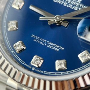 Đồng Hồ Rolex Chế Tác DateJust 126234 Mặt Xanh Blue Dây Jubilee Nhà Máy VS