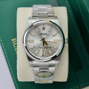 Đồng Hồ Rolex Rep 1 1 Oyster Perpetual 124300 Mặt Số Bạc Nhà Máy Clean 36mm (1)