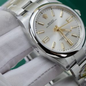 Đồng Hồ Rolex Rep 1 1 Oyster Perpetual 124300 Mặt Số Bạc Nhà Máy Clean 36mm (1)