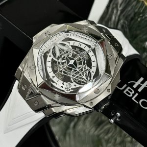 Hublot Chế Tác Big Bang Sang Bleu ll Titanium Nam Dây Cao Su Nhà Máy BBF 45mm (2)