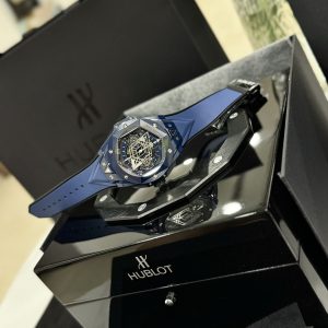 Hublot Chế Tác Big Bang Sang Bleu ll Vỏ Gốm Ceramic Màu Xanh Nhà Máy BBF 45mm (2)