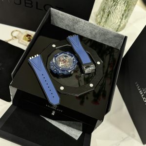 Hublot Chế Tác Big Bang Sang Bleu ll Vỏ Gốm Ceramic Màu Xanh Nhà Máy BBF 45mm (2)