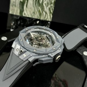 Hublot Replica 11 Big Bang Sang Bleu ll Ceramic Màu Xám Nhà Máy BBF 45mm (2)