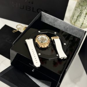 Hublot Replica 11 Big Bang Sang Bleu ll King Gold nam màu trắng BBF 45mm (2)