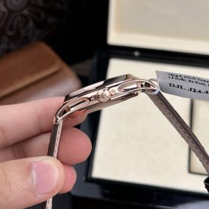 Patek Philippe 5205R Bọc Vàng Hồng 18K Replica 11 Nam Mặt Trắng 40mm (1)