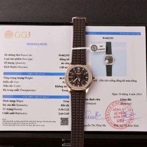 Patek Philippe Rep 11 Aquanaut 5067 Máy Cơ Viền Đính Kim Cương Moissanite 35 (2)