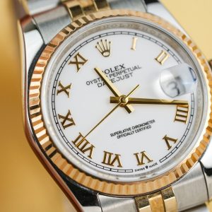 Rolex Chế Tác DateJust 126233 Cọc Số La Mã Bọc Vàng Thật GM Factory 36mm (2)