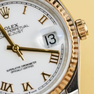 Rolex Chế Tác DateJust 126233 Cọc Số La Mã Bọc Vàng Thật GM Factory 36mm (2)